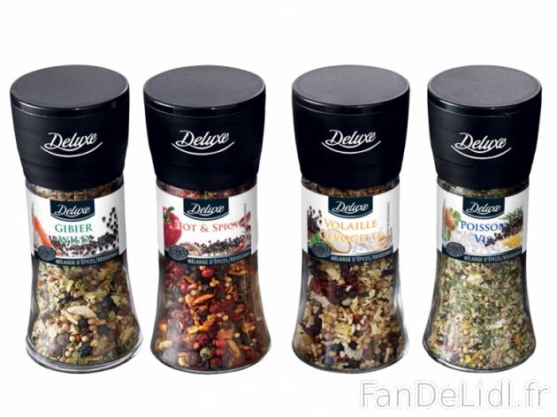 Moulin à épices1 , prezzo 1,69 € per 45/50/55 g au choix, 1 kg = 37,56 € EUR. ...