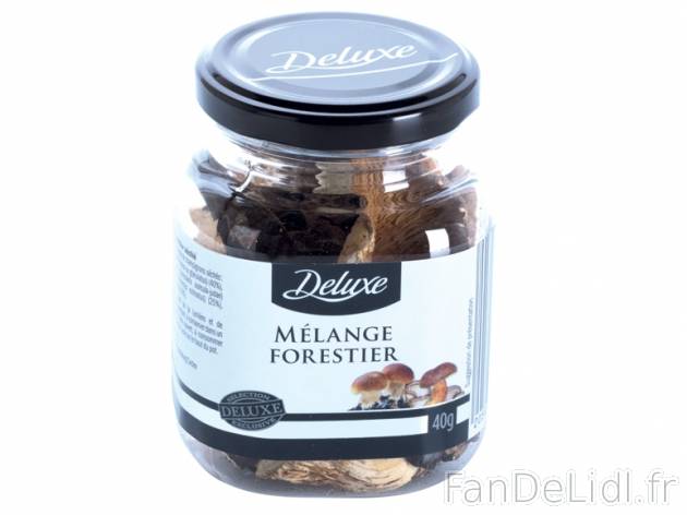 Mélange forestier1 , prezzo 1,49 € per 40 g, 1 kg = 37,25 € EUR. 
- Composé ...