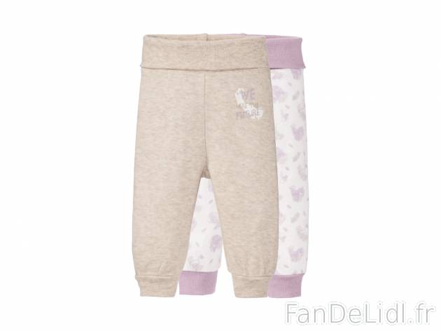 Pantalons molletonnés bébé fille ou garçon , prezzo 4.49 € 
- Ex. dessus ...