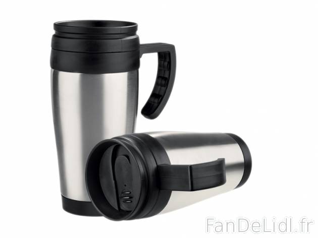 2 gobelets isothermes , prezzo 4,99 &#8364; per Le lot au choix 
- Mod&egrave;les ...