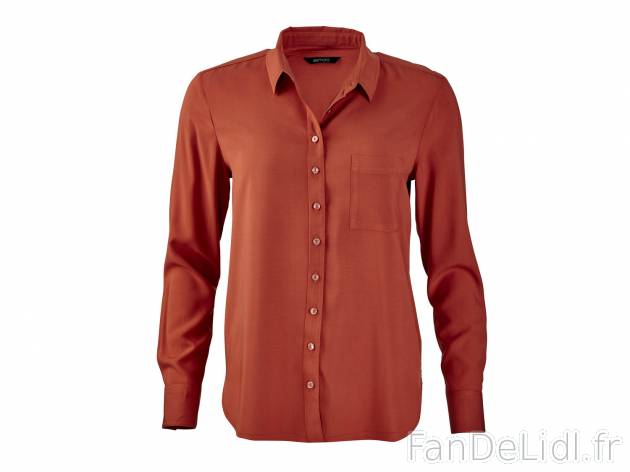 Chemisier , prezzo 9.99 € 
- Ex. 100 % viscose (viscose de Lenzing)
- 3 coloris ...