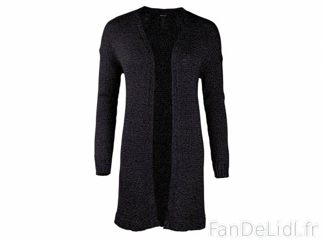 Cardigan long , prezzo 11.99 € 
- Ex. 95 % coton et 5 % polyester
- 3 coloris ...