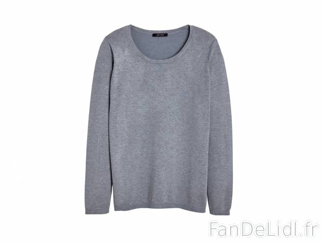 Pull en maille fine , prezzo 7.99 € 
- Ex. 70 % viscose (viscose Lenzing) et ...