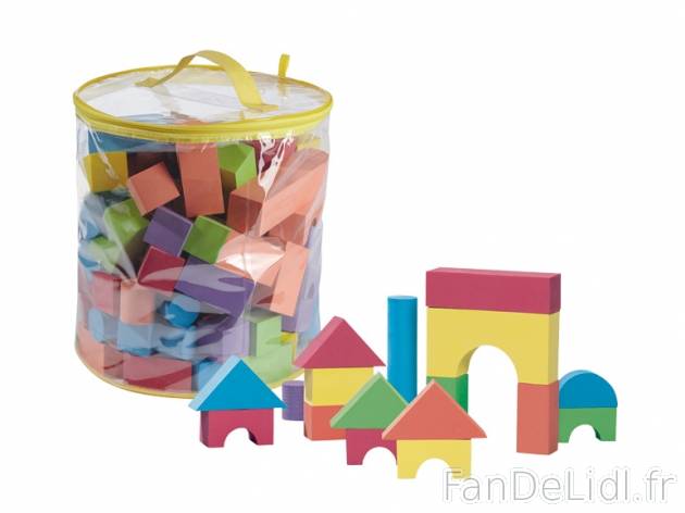 Jeu de construction en mousse , prezzo 11,99 € per Le set 
- Pour le plaisir ...