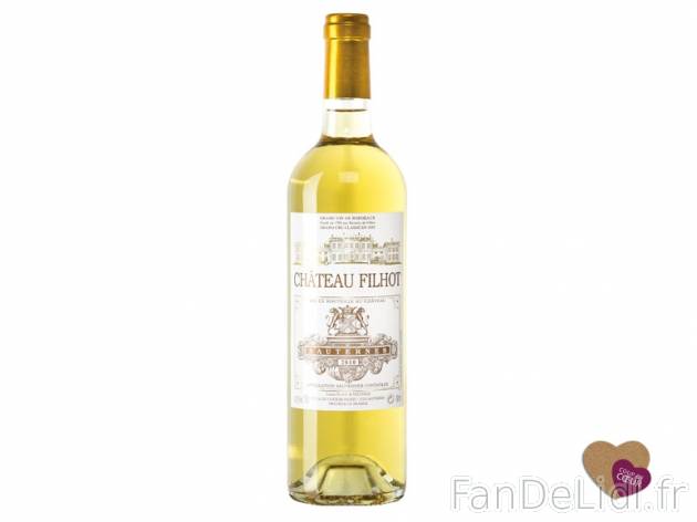 Sauternes Grand Cru Classé Château Filhot 2010 AOC1 , prezzo 24,99 &#8364; ...