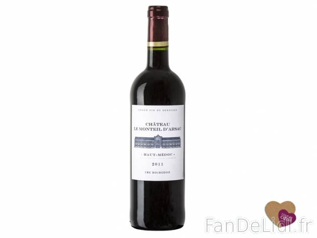 Haut-Médoc Cru Bourgeois Château Le Monteil d&#039;Arsac 2011 AOC1 , prezzo ...