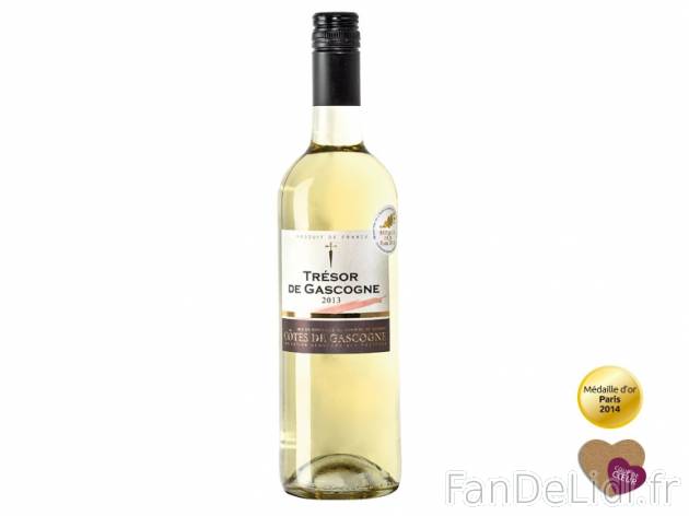 Côtes de Gascogne Trésor de Gascogne Domaine de Menard Gros Manseng 2013 IGP1 ...