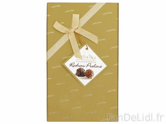 Rochers Praliné1 , prezzo 5,99 € per 230 g, 1 kg = 26,04 € EUR. 
- Luxueux ...