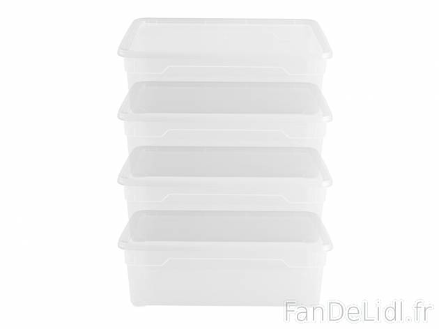 Boîtes de rangement , prezzo 7.99 € 
- Au choix : lot de 4 boîtes d&apos;env. ...