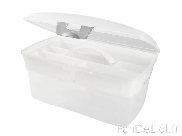 Boîte de rangement , prezzo 6.99 €  
-  Env. 39 x 24 x 20 cm (L x l x h)
-  Env. 11 L