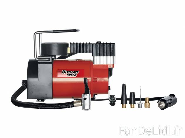 Mini-compresseur , prezzo 17.99 € 
- Adapté pour gonfler les pneus de voiture
- ...