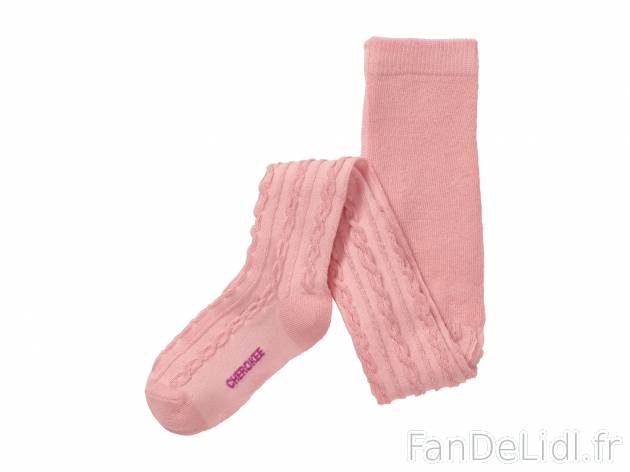 Collant fille , prezzo 1.99 € 
- Ex. 74 % coton, 24 % polyamide et 2 % élasthanne ...