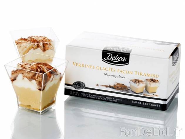 2 verrines glacées , prezzo 2,79 € per 2 x 58/2 x 70 g au choix, 1 kg = 24,05 ...