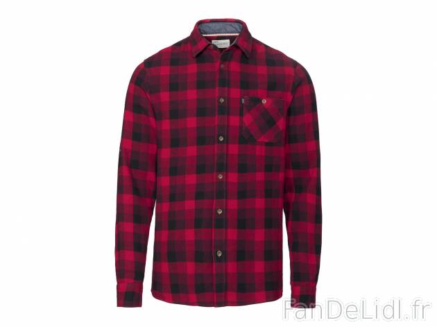 Chemise en flanelle homme , prezzo 8.99 € 
- Ex. 55 % coton et 45 % polyester.
- ...