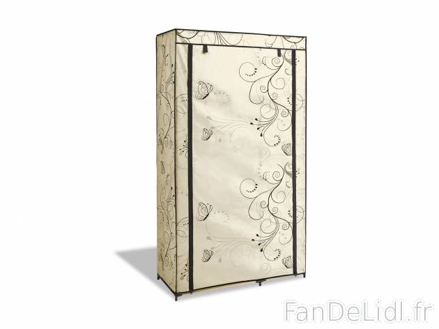 Penderie en tissu , prezzo 14.99 € 
- Env. 100 x 174 x 46 cm (l x h x p)
- Env. ...