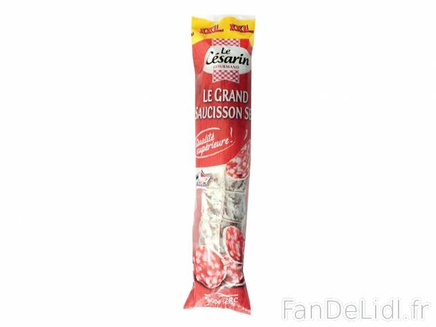 Saucisson sec1 , prezzo 2.79 € per 600 g 
- Prix normal pour 400 g : 2.29 € ...