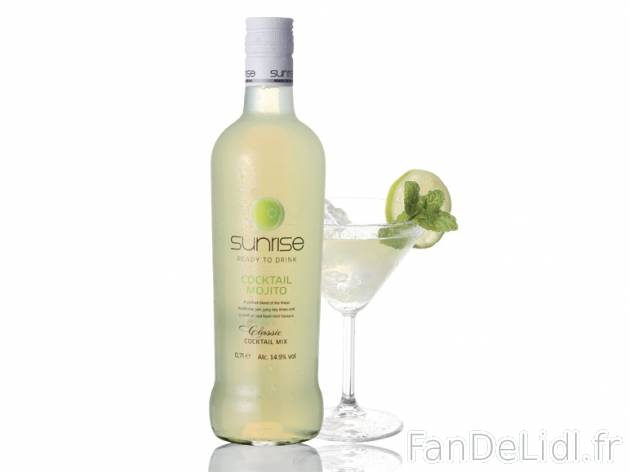 Cocktail Mojito1 , prezzo 4,99 € per 70 cl, 1 L = 7,13 € EUR. 
- 14,9 % Vol. ...