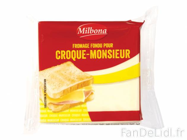 Fromage fondu en tranches1 , prezzo 0.74 € per 250 g au choix 
- Prix normal ...