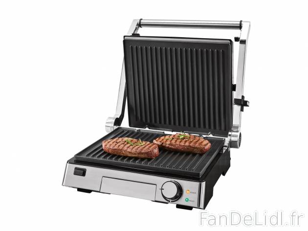 Gril multi-usage , prezzo 34.99 € 
- 2 000 W
- 3 fonctions différentes : grille ...
