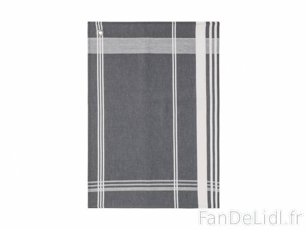Torchons de cuisine , prezzo 6.99 € 
- 100 % coton
- Set de 5 : 3 torchons à ...