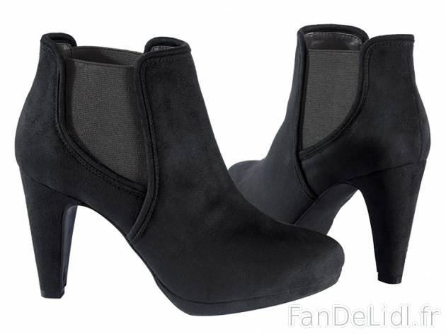 Bottines , prezzo 12,99 € per La paire au choix 
- Hauteur de talon : env. 9,5 ...