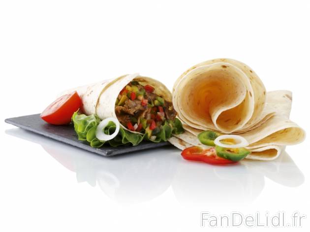 Pain Dürüm , prezzo 2,99 € per 1,2 kg, 1 kg = 2,49 € EUR. 
- Tortillas ...