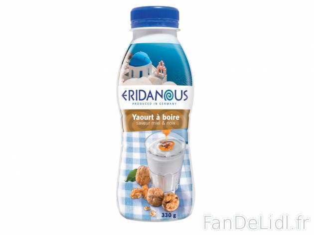 Yaourt à boire , prezzo 0.69 € per 330 g au choix 
- Au choix : miel-noix ou ...