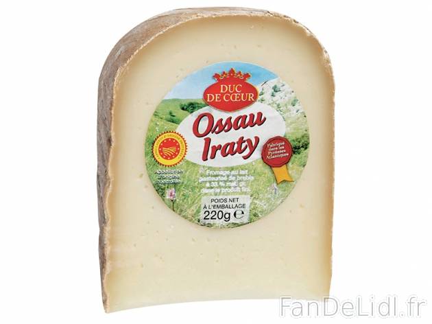 Ossau Iraty AOP  , prezzo 2,69 € per 220 g, 1 kg = 12,23 € EUR.