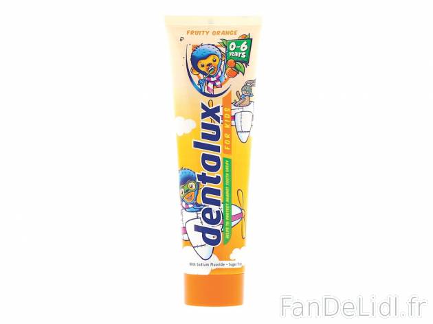 Dentifrice pour enfant , prezzo 0.55 € per 100 ml au choix 
- Au choix : goût ...