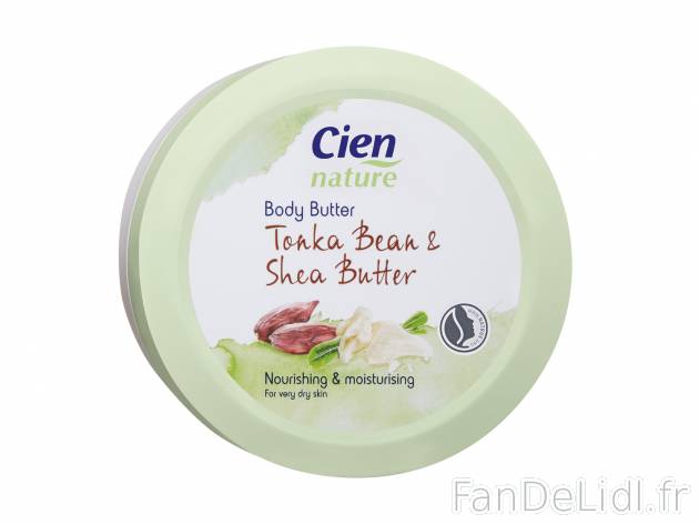 Beurre pour le corps , prezzo 2.49 €  
-  A la fêve de tonka et beurre de karité