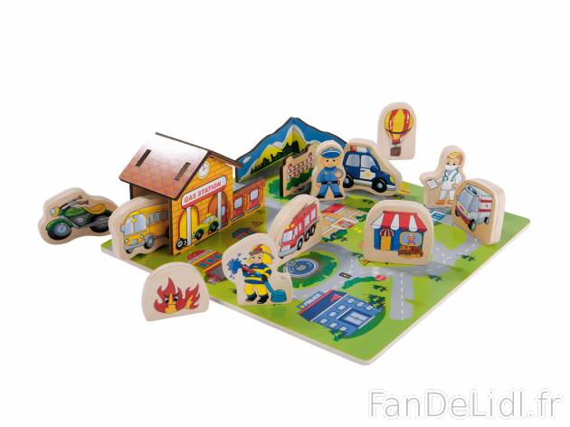 Jeu en bois 3D , prezzo 6.99 € 
- Âge recommandé : de 2 à 5 ans
- Au choix ...