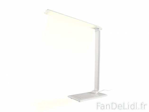 Lampe de table LED , prezzo 24.99 € 
- Port USB pour charger les appareils mobiles
- ...