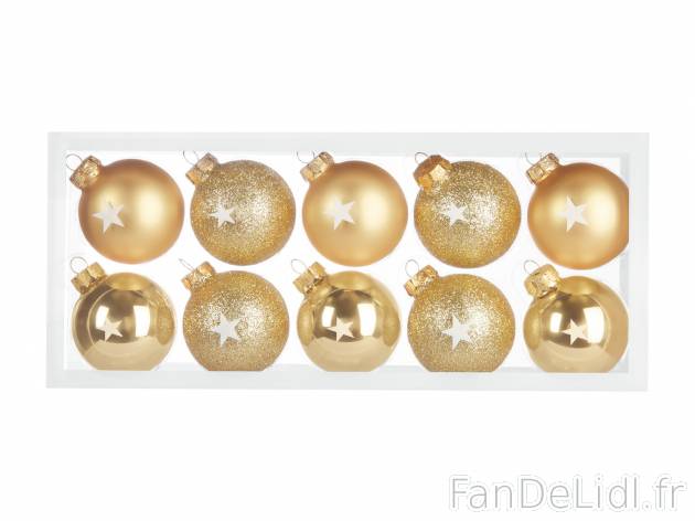 Boules de Noël , prezzo 2.49 € 
- Au choix : lot de 24 ou lot de 10 ou lot de ...