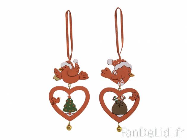 Décoration de Noël , prezzo 0.99 € 
- Au choix : lot de 2 cœurs ou père Noël ...
