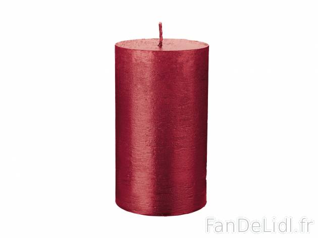 Bougie parfumée ou rustique métallisée , prezzo 2.49 € 
- Au choix : bougie ...