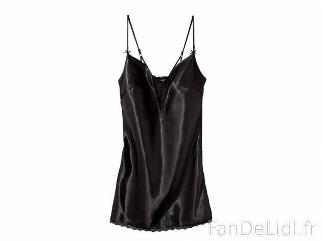 Nuisette en satin , prezzo 4,99 € per L&#039;unité au choix 
- Ex. 100 % ...