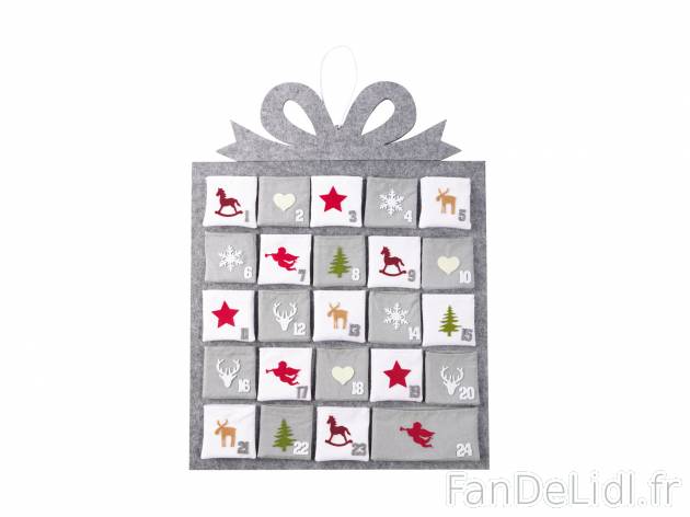 Calendrier de l’Avent , prezzo 5.99 € 
- Env. 49,5 x 65 cm
- Autres modèles ...