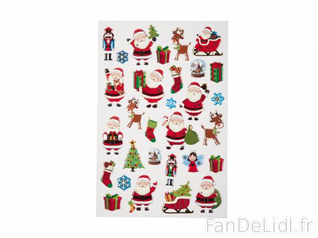 Autocollants de Noël , prezzo 0.99 € 
- 4 coloris au choix
- Autres modèles ...