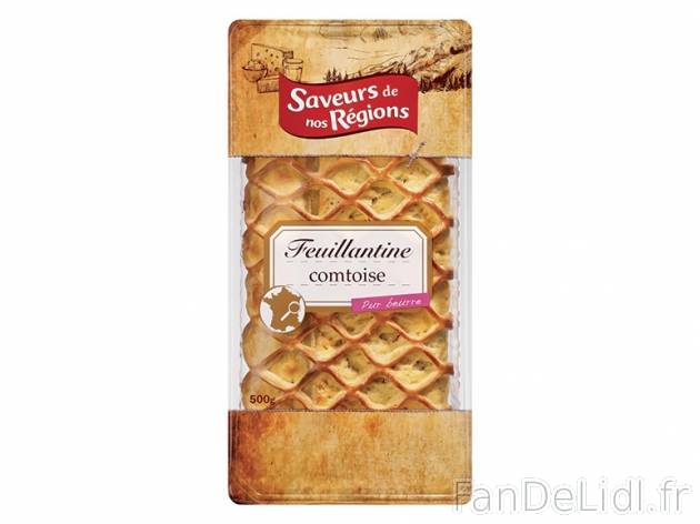 Feuillantine comtoise , prezzo 3,19 € per 500 g, 1 kg = 6,38 € EUR.