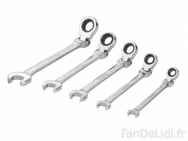Set de clés mixtes , le prix 11.99 € 
- Set de 5
- Env. 8-10-13-14 et 17 mm
- ...