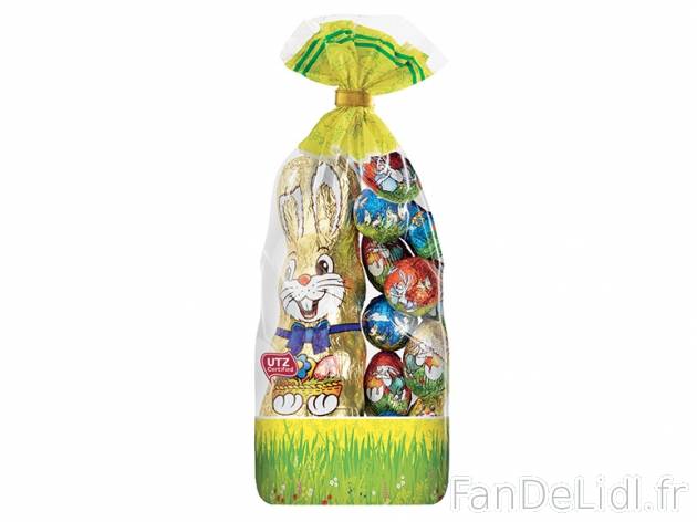 Assortiment de chocolats de Pâques , prezzo 1,69 € per 250 g, 1 kg = 6,76 € ...