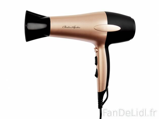 Sèche-cheveux Christina Aguilera, le prix 3.99 €. Soignez parfaitement vos cheveux ...