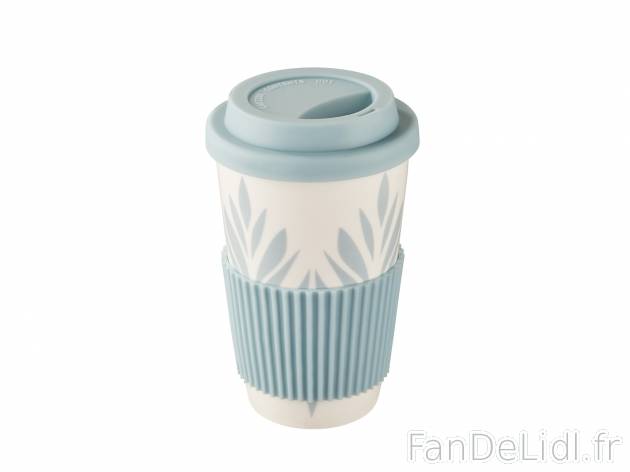 Gobelet en porcelaine , prezzo 2.99 € 
- Couvercle et bague en silicone
- Env. ...