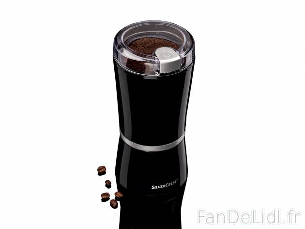 Moulin à café électrique , prezzo 11.99 € 
- Couvercle transparent pour contrôler ...