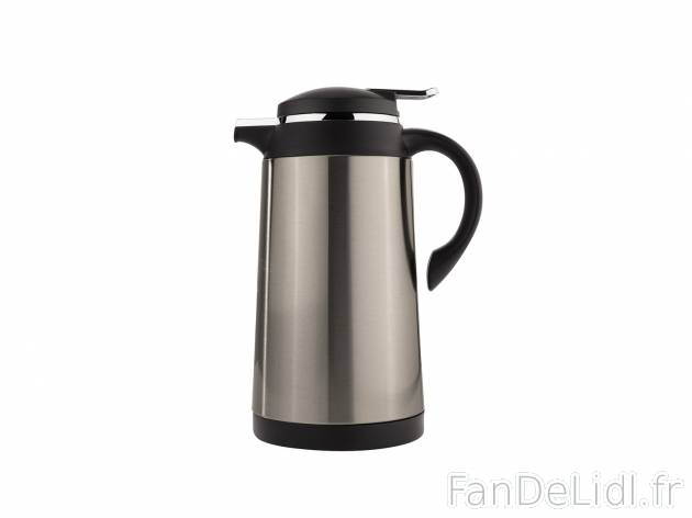 Pichet isotherme , prezzo 7.99 € 
- Env. 1 L
- Env. 27 cm
- Récipient en verre ...