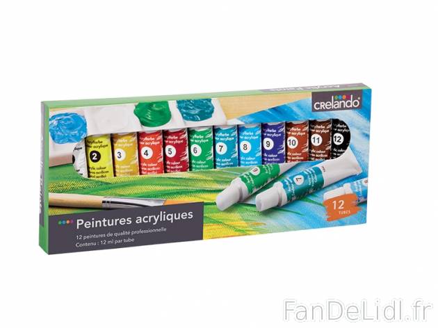 Peintures ou craies pastel , prezzo 2,99 € per Le set au choix 
- Peintures acryliques ...