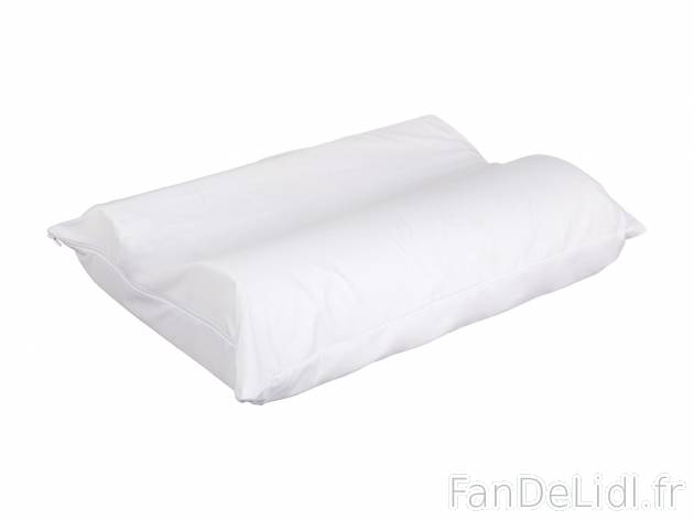 Oreiller cervical anti-acariens , prezzo 7.99 € 
- Env. 55 x 35 cm
- Adapté ...