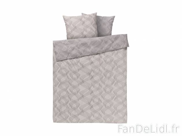 Parure de lit réversible en coton mélangé , prezzo 14.99 € 
- Ex. 60 % coton ...