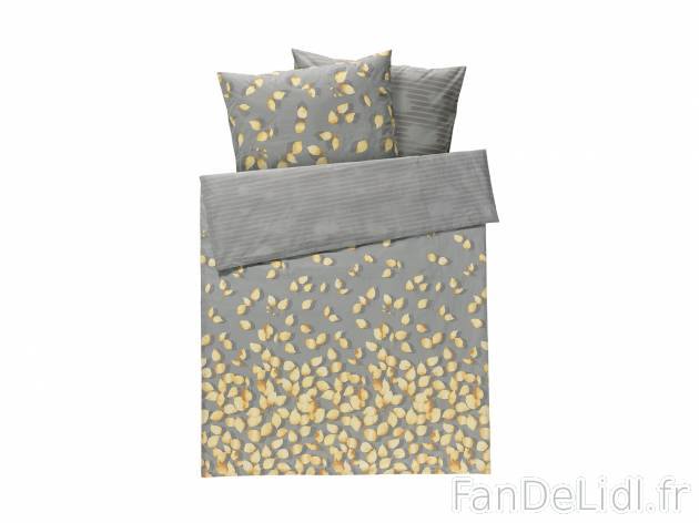 Parure de lit réversible en coton , prezzo 19.99 € 
- 100 % coton
- Au choix ...