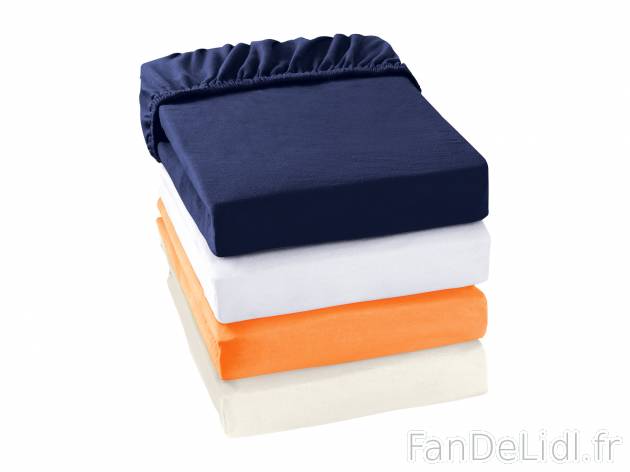 Drap-housse en jersey , prezzo 4.99 € 
- Ex. 50 % coton et 50 % polyester
- ...
